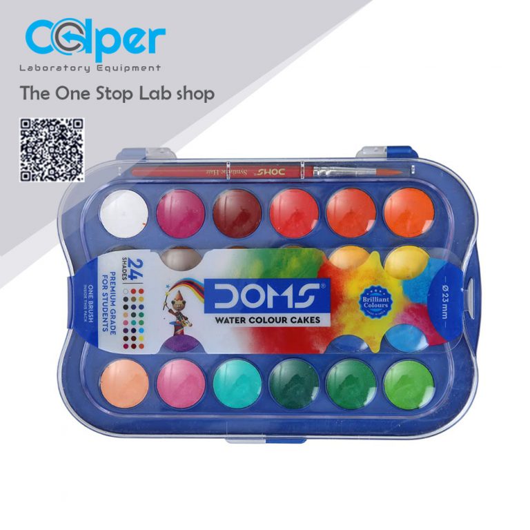 Doms Water Colour cakes 24 Colper Educational Equipment