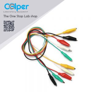 Double Ended Alligator Clips Test Lead Connector Wire 5pcs