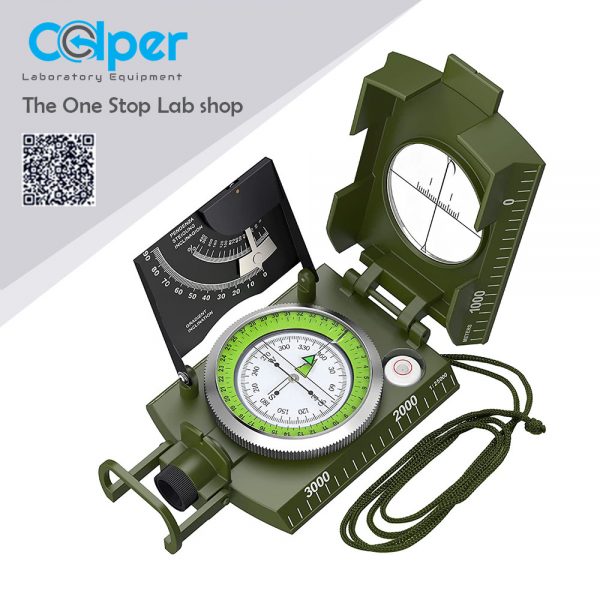 Military Pocket Compass with Inclinometer