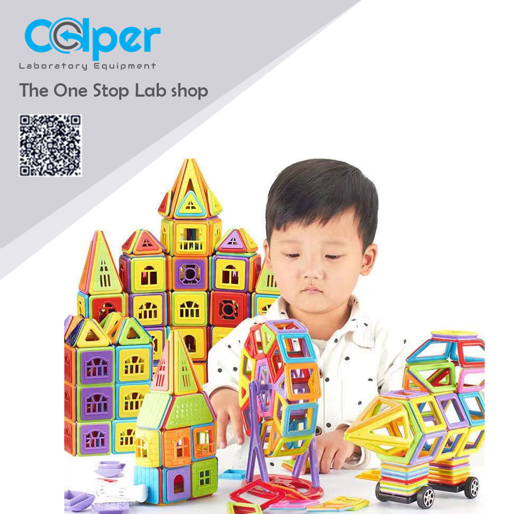 Magnetic Blocks 204 pieces - Colper Educational Equipment