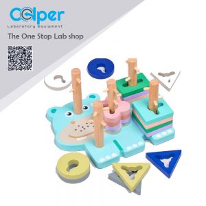 Hippo Five Columns Peg Puzzle