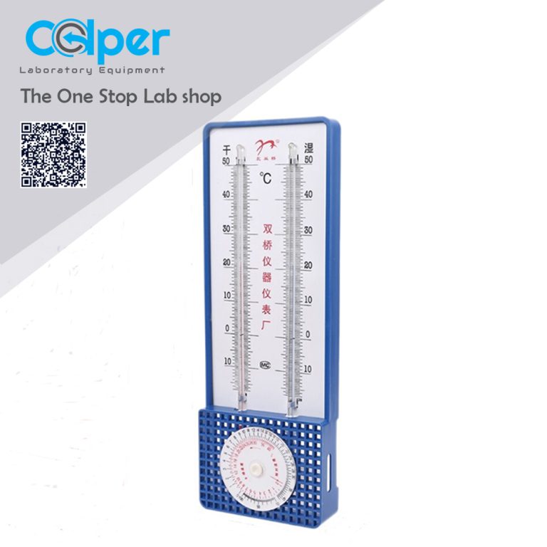 Wet and Dry Bulb Hygrometer Thermometer Colper Educational Equipment