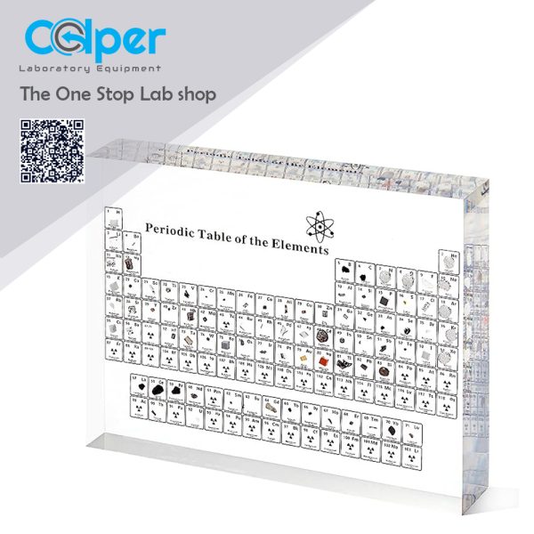 Acrylic Periodic Table Display with Elements Samples